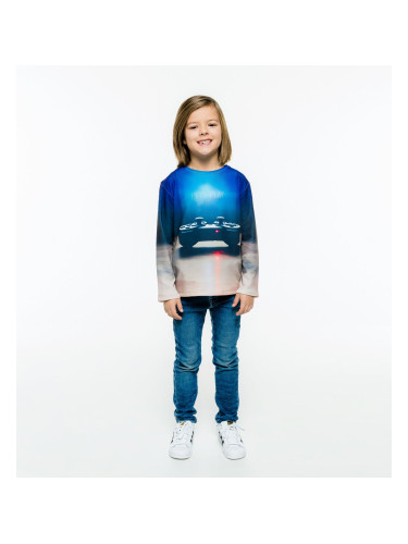 Mr. GUGU & Miss GO Kids's Longsleeve LS-K-LNG532 Navy Blue