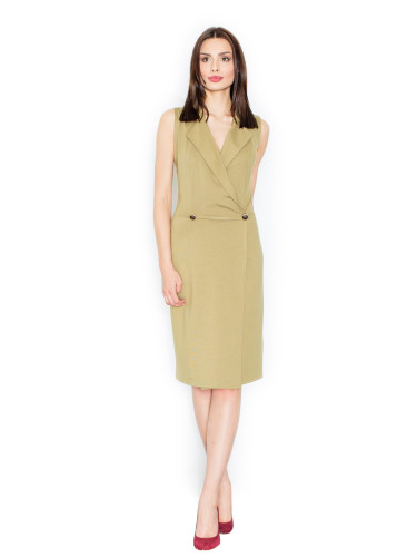Figl Woman's Dress M443 Olive