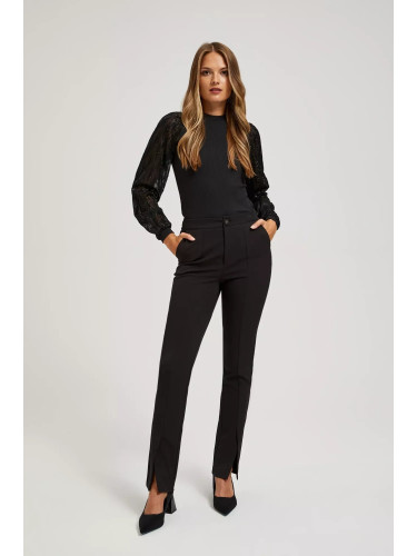 Marisse Crease Trousers With A Slit
