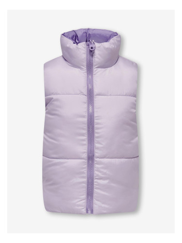 Purple Girls' Reversible Quilted Vest ONLY Ricky