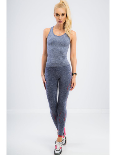 Navy blue sports leggings