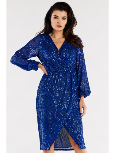 Awama Woman's Dress A565 Blue