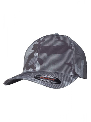 Dark camouflage cap Flexfit Camo Stripe Cap