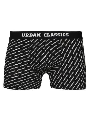 Men's Boxer Shorts 5-Pack White/Black/Lettering/Striped/Striped