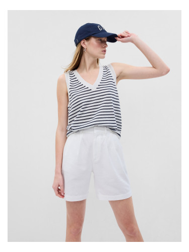 GAP Linen Striped Vest - Women's