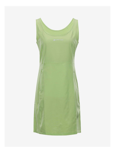 Light green women's quick-drying dress Alpine Pro ELANDA 4