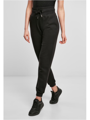 Women's Organic High Waist Sweat Pants Black