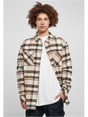 Checkered mountain shirt softseagrass/bottlegreen
