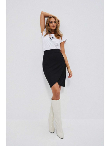 Pencil skirt with slit