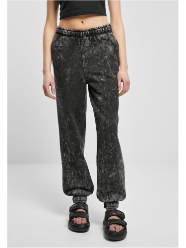 Women's towels washed trousers black