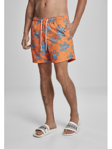 Мъжки бански с флорален мотив