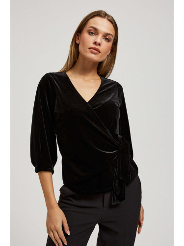 Marisse Velour Blouse