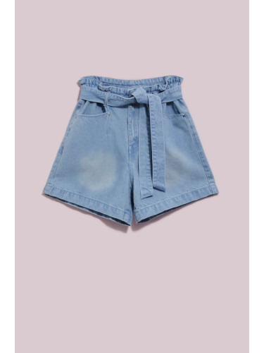 Marisse Women's Shorts L-Sh-4003 L.Blue