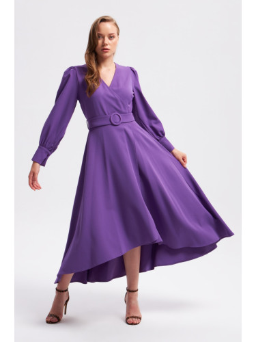 Дамска рокля Gusto 23KG006330/Purple
