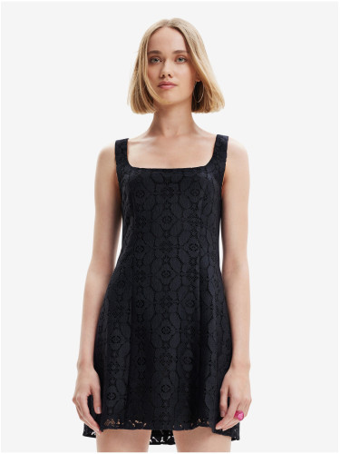 DESIGUAL SHORT DRESS WOMEN BLACK