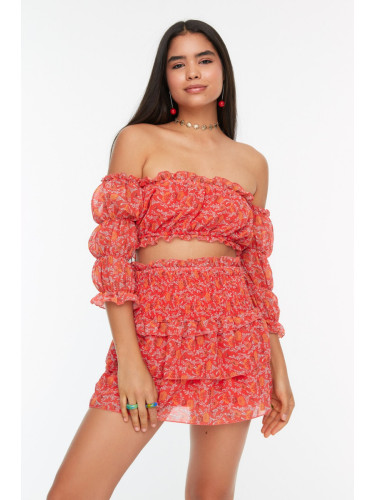 Trendyol Tile Mini Skirt