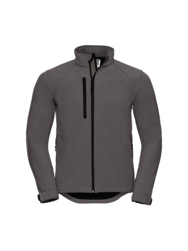 Dark Grey Men's Soft Shell Russell Jacket