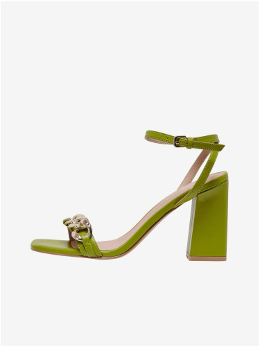 Light green women's heeled sandals ONLY Alyx - Women's