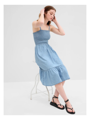 GAP дънкова рокля на презрамки - жени