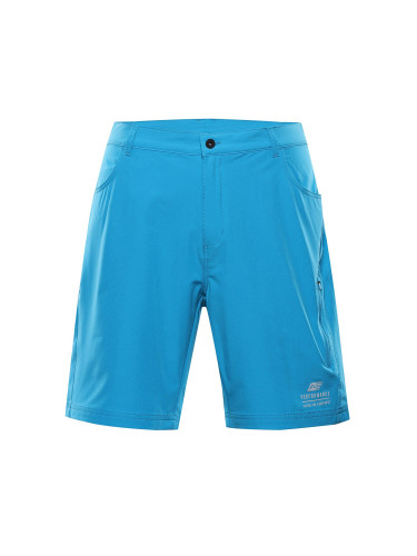Men's softshell shorts ALPINE PRO COL neon atomic blue