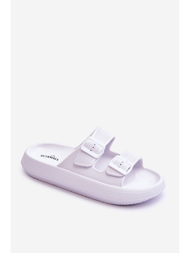 Дамски джапанки от пяна с катарами