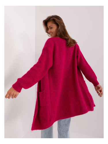 Cardigan-DHJ-SW-1009.09P-Fuchsia