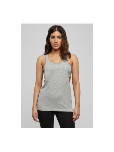 Women's loose tank top grey