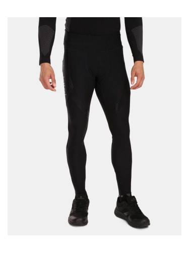 Men's black running leggings Kilpi GEARS-M