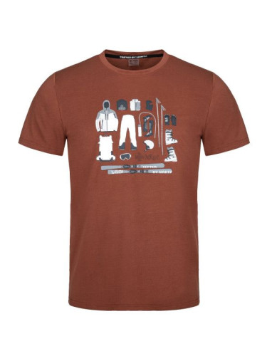 Burgundy men's T-shirt Kilpi TORNES-M