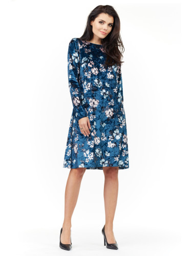 Infinite You Woman's Dress M148 Navy Blue