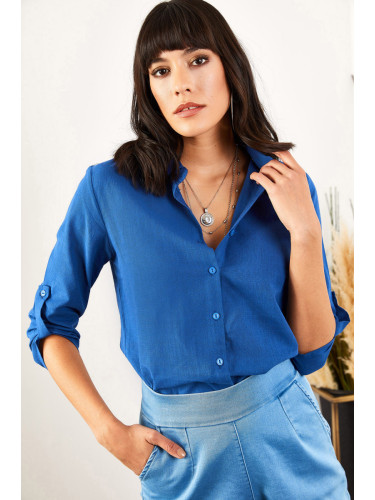Дамска риза Olalook Indigo
