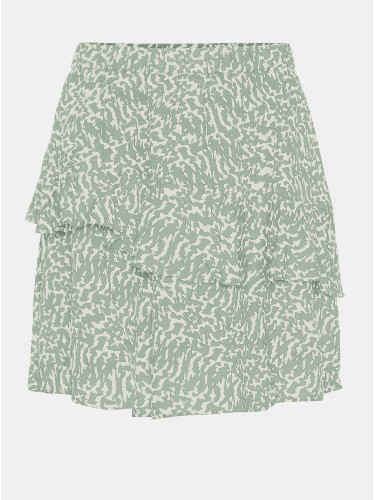 AWARE by VERO MODA Green patterned skirt VERO MODA Hanna - Women