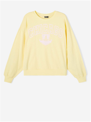 Yellow girly sweatshirt name it Dollege - Girls