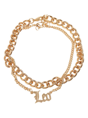 Zodiac Golden Anklet leo