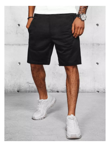 Spodenki męskie dresowe czarne Dstreet