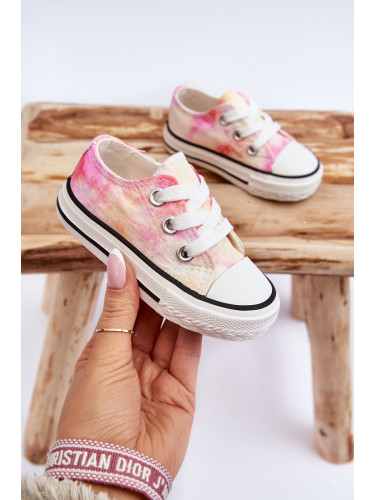 Boto Детски класически кецове с Tie-Dye ефект Simba