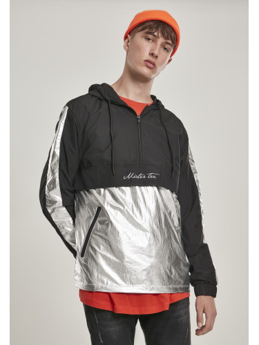 Mister Tee Reflective Windbreaker Black