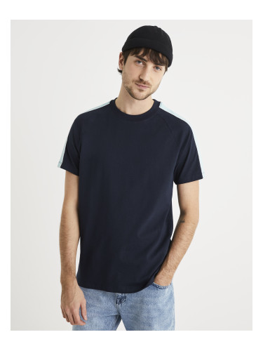 Celio T-Shirt Teba with Stripes - Mens