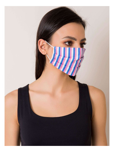 Protective mask with color stripes