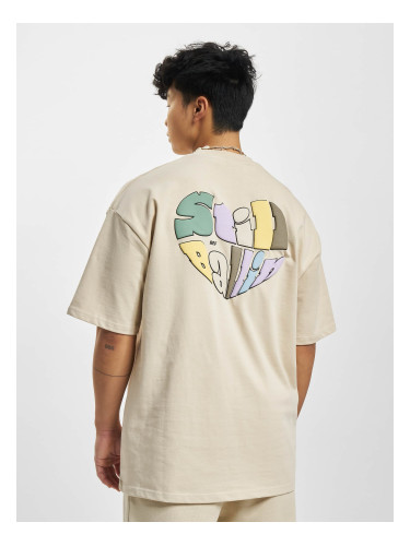 Тениска DEF Heart Sand