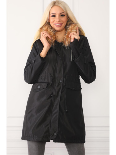Z0090 DEWBERRY FAUX FÜR INSIDE WOMAN COAT