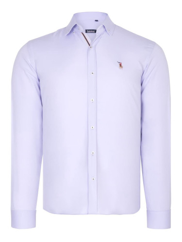 G674 DEWBERRY MENS SHIRT-LILAC