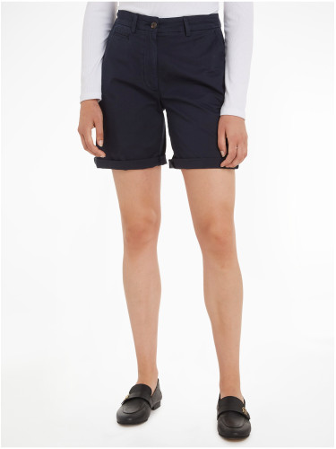 Dark blue Womens Shorts Tommy Hilfiger - Women