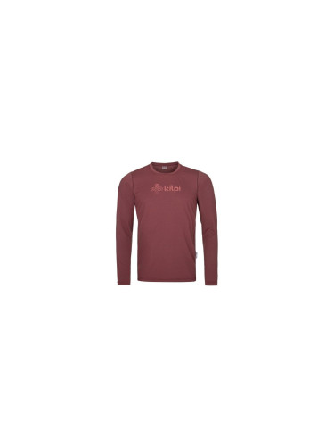 Burgundy men's functional T-shirt Kilpi SPOLETO-M