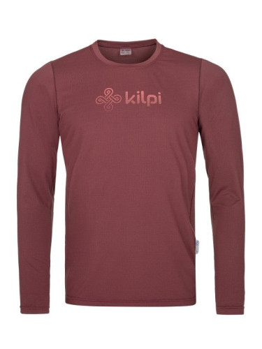 Men's functional T-shirt Kilpi SPOLETO-M dark red