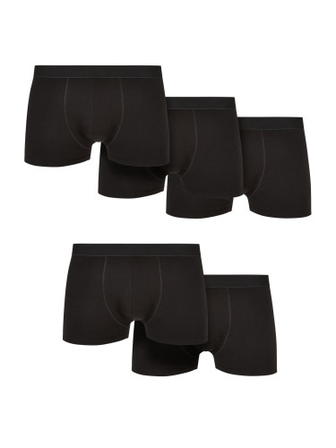 Solid Organic Cotton Boxer Shorts 5-Pack Black+Black+Black+Black+Black