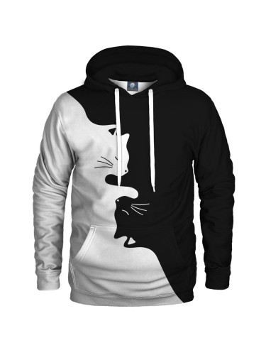 Aloha From Deer Unisex's Yinyang Cats Hoodie H-K AFD995