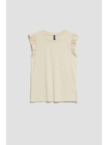 Marisse Women's T-Shirt L-Ts-4028 L.Beige