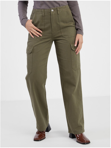 Khaki Women's Pants with Pockets ONLY Malfy