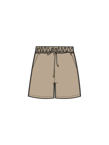 WOMEN'S SHORTS L-SH-4009 D.Beige